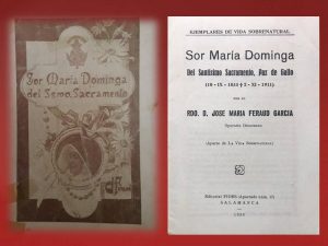 1934 - Sor María Dominga del Ssmo Sacramento (ejemplares de vida sobrenatural) - Editorial Salamanca